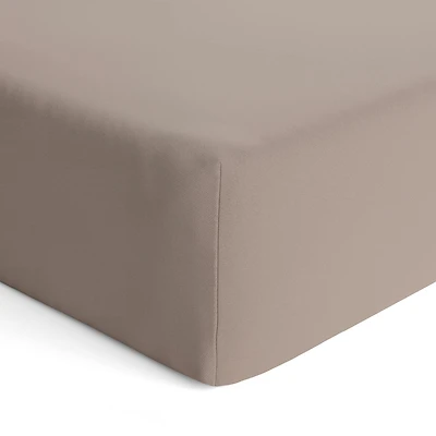 Crib Fitted Sheet - Beige