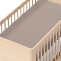Crib Fitted Sheet - Beige