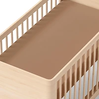 Crib Fitted Sheet - Mocha