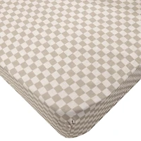 Crib Fitted Sheet - Plaid