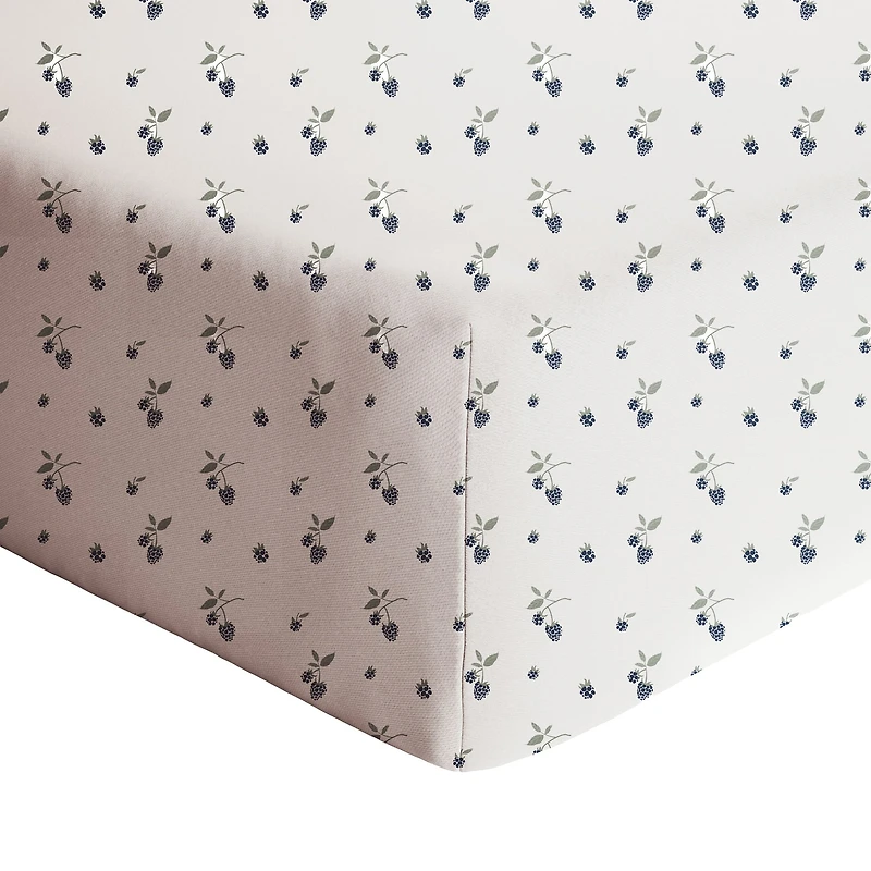 Drap Contour pour Lit de Bébé - Mûres