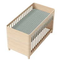 Drap Contour pour Lit de Bébé - Vichy Sauge