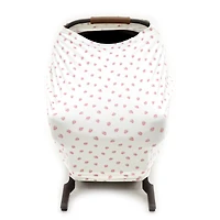 Housse 3-en-1 Siège d'Auto et Foulard d'Allaitement  - Fraises