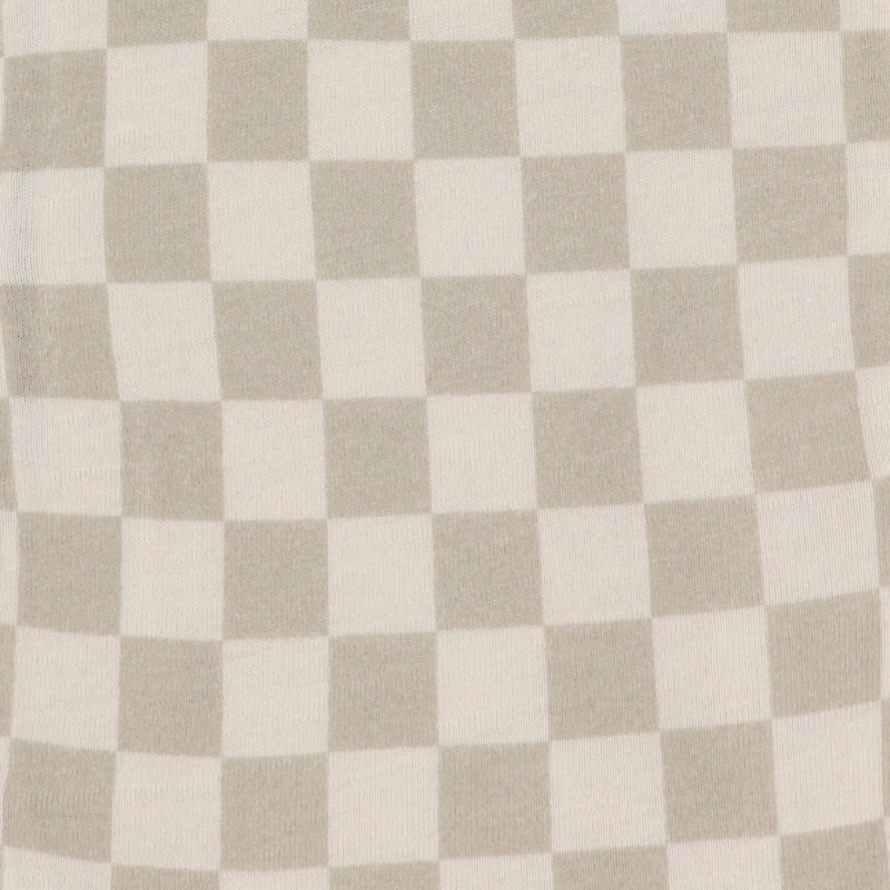 Serviette de Bain à Capuchon et Gant - Carreaux