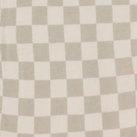 Serviette de Bain à Capuchon et Gant - Carreaux