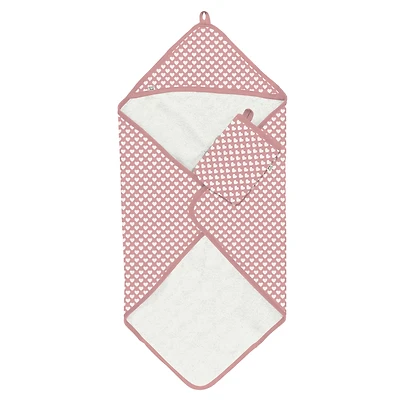 Serviette de Bain à Capuchon et Gant