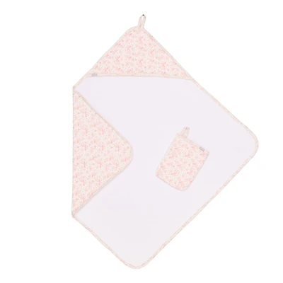 Hooded Bath Towels-flowers