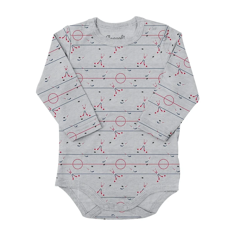 Hockey Ls Bodysuit 1-18m