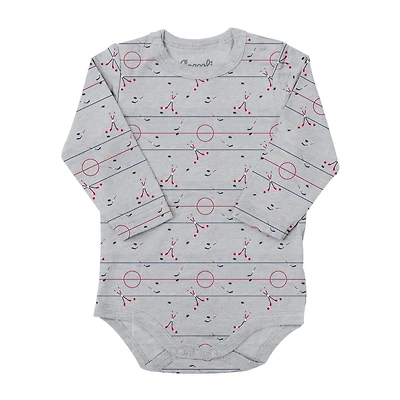 Hockey Ls Bodysuit 1-18m