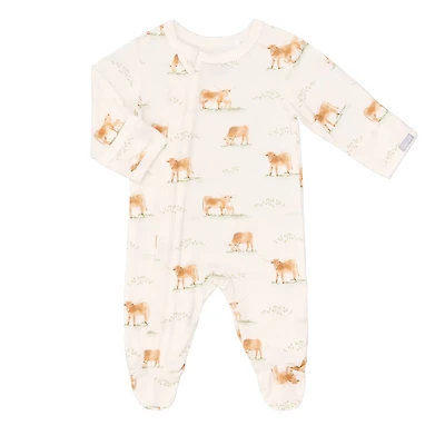 Cow Pajamas 1-18m
