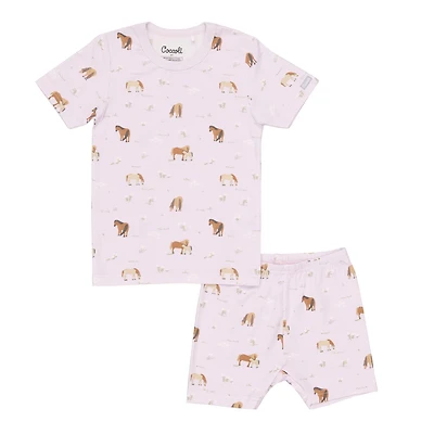 Pyjama Court Chevaux 2-12ans