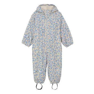 Ensemble Extérieur PU Imprimée Fleurs 6mois-5ans