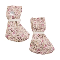 Flower Pu Booties 6-18m