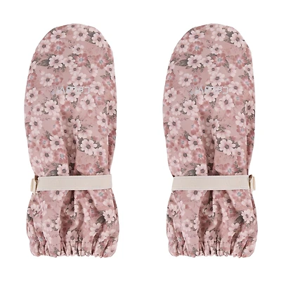 Flower Aop PU Mitts 0-10y