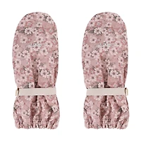 Flower Aop PU Mitts 0-10y