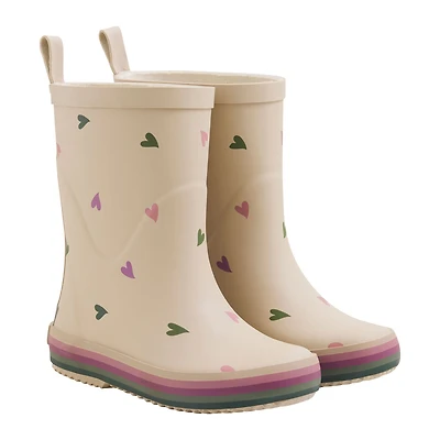 Heart Print Rainboot 24-31