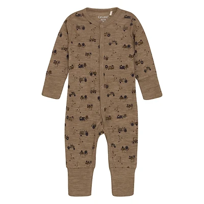 Tractor Merino Jumpsuit 0-12m