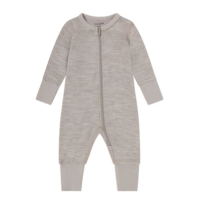 Mocha Merino Pyjamas 0-12m