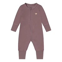 Plum Merino Pajamas 0-12m