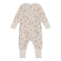 Pyjama Mérinos Fleurs 0-12mois