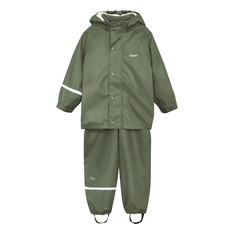 Solid Pu Overall Set 2-10