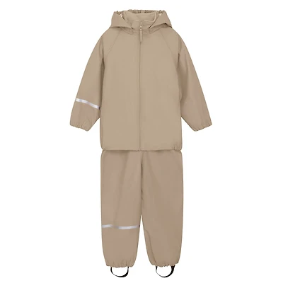 Solid PU Rainwear Set 5-10y