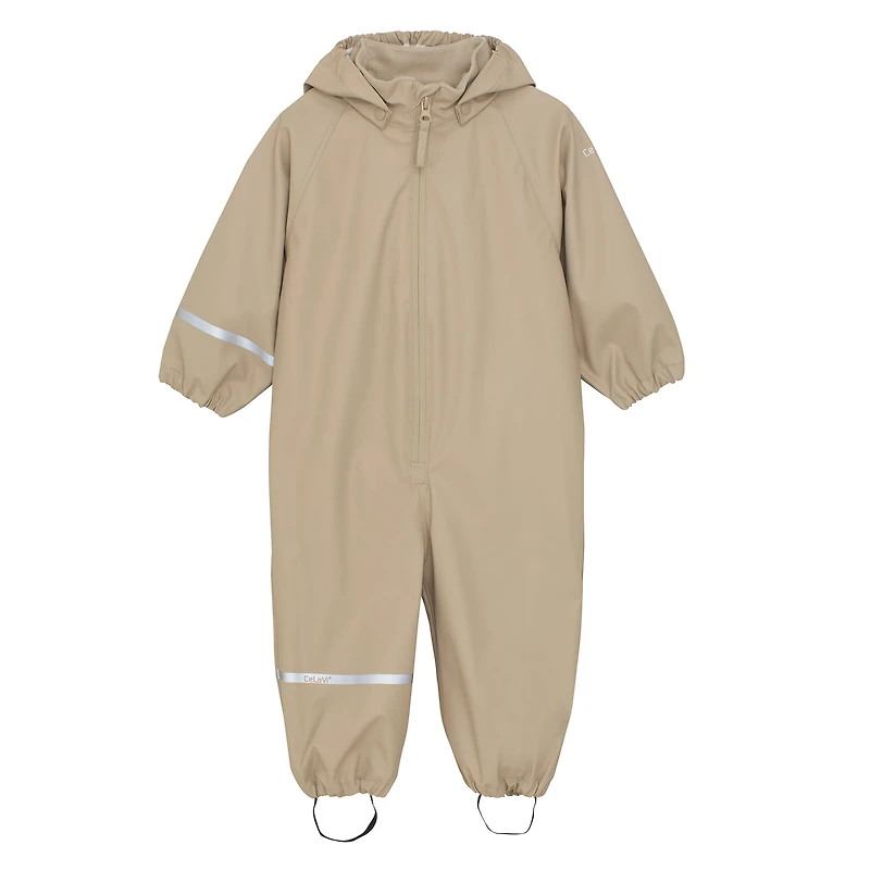 Solid PU Rainwear Suit 6m-5y