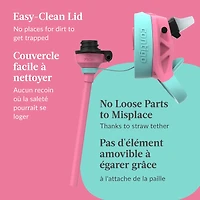 Aubrey Leak-Proof Spill-Proof Water Bottle - Azalea Jade Vine 20 oz