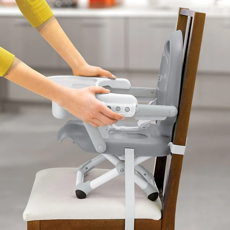 Pocket Snack Booster Seat - Grey