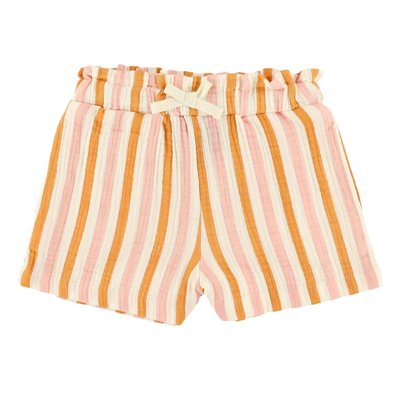 Muslin Striped Shorts 2-8y