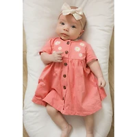 Picnic Coral Dress 3-24m
