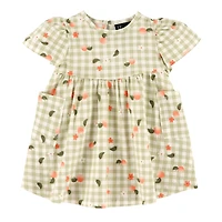 Robe Pique-nique Pêches 3-24mois