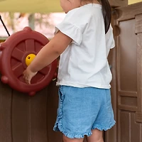 Picnic Chambray Shorts 2-8y