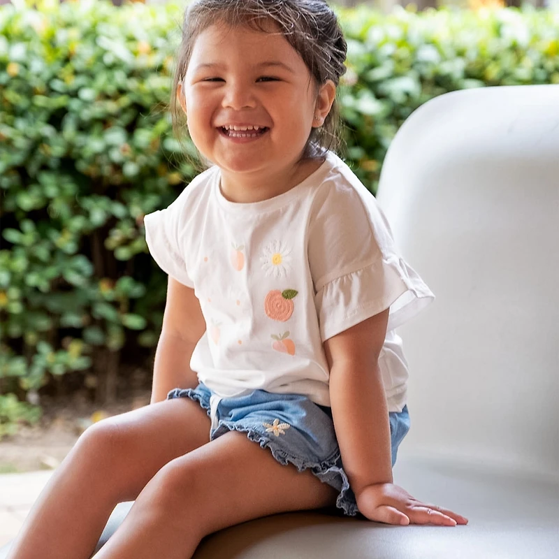 Picnic Chambray Shorts 2-8y