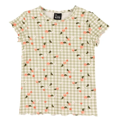 Picnic Peaches T-shirt 2-8