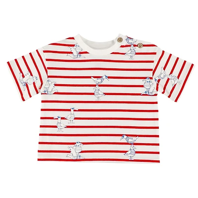 Surf Seagulls T-shirt 3-24m
