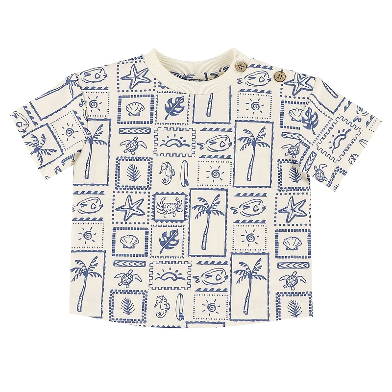 T-shirt Surf Timbres 3-24mois