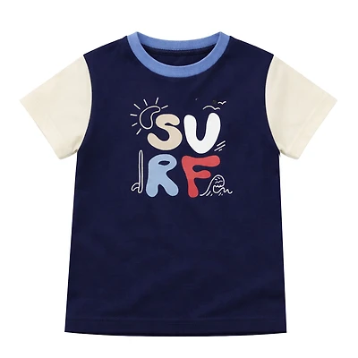 T-shirt Surf Colorblock 2-10ans