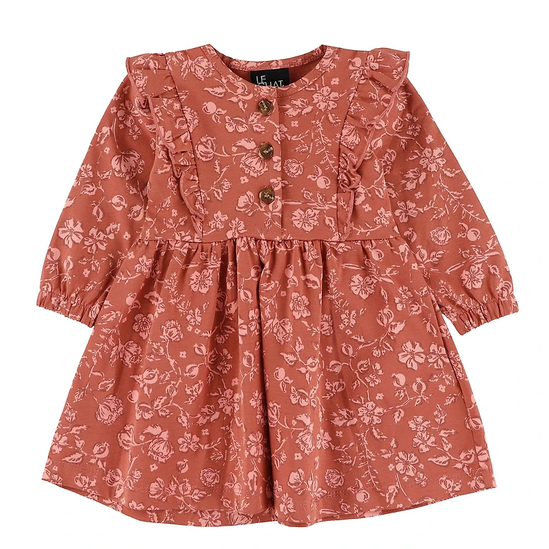 Printed Poetry Dress 3-24m