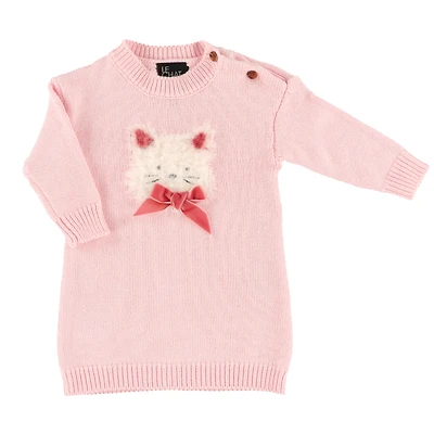 Robe Tricot Poésie Fleurs3-24mois