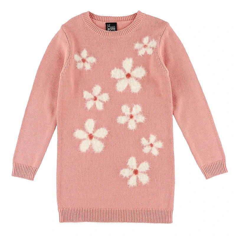 Robe Tricot Poésie Chat 2-8ans