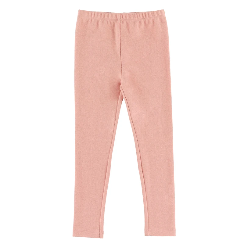 Legging Côtelé Poésie Rose 2-8ans
