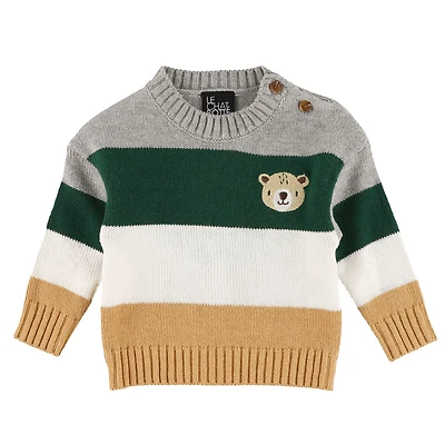 Striped Academy Sweater 3-24m