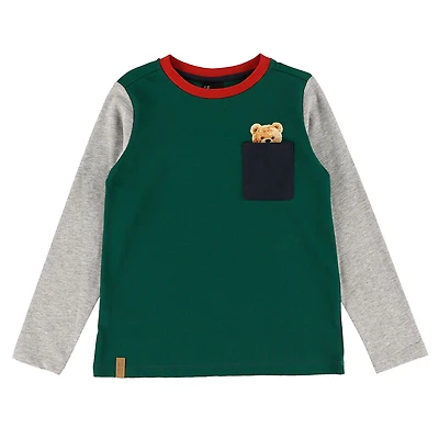 T-Shirt Manches Longues Académie Ours 2-10ans