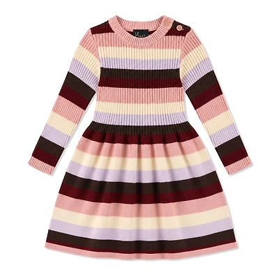 Love Garden Striped Dress3-24m