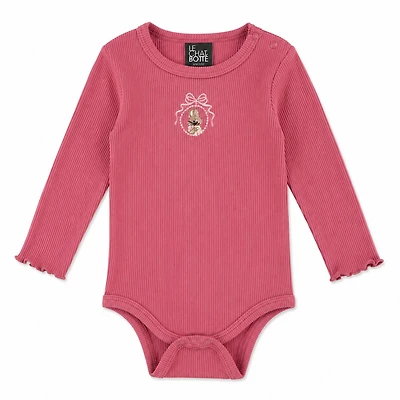 Love Garden Plum Bodysuit3-24m