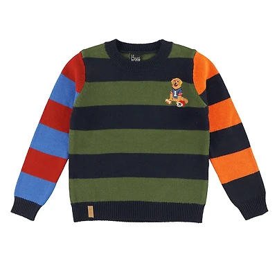 Pull Tricot Rayé Recrue 2-8ans
