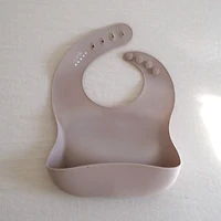 Silicone Bib  - Fog