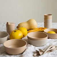Bamboo Bowl 3-pack - Fog/Rye/Brick