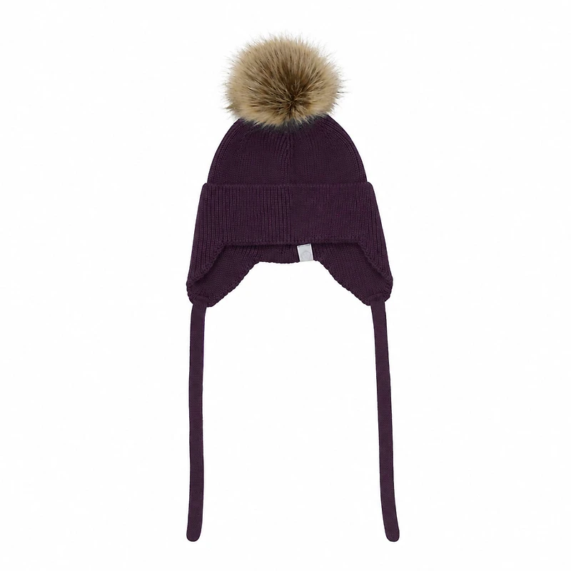 Tuque Pompon Tricot 3-10ans